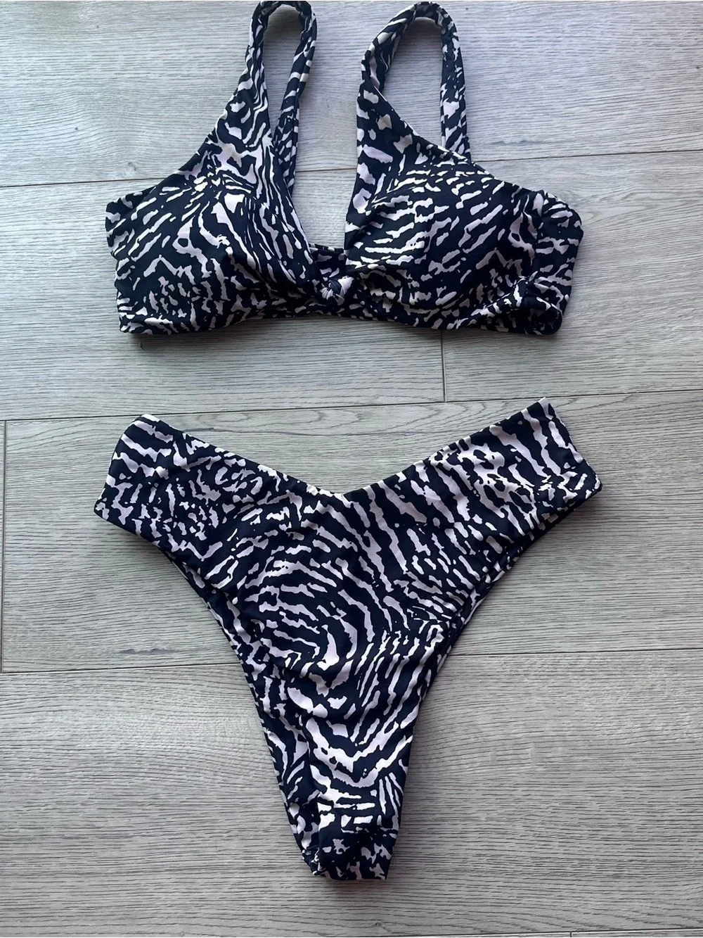 Animal Print Large Bikini cheeky bottom